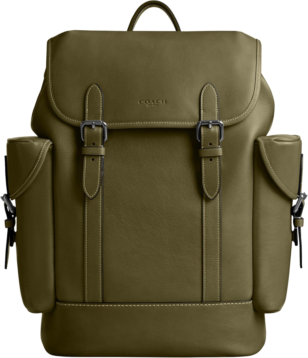 COACH Hitch Backpack in Natural Full-Grain Leather