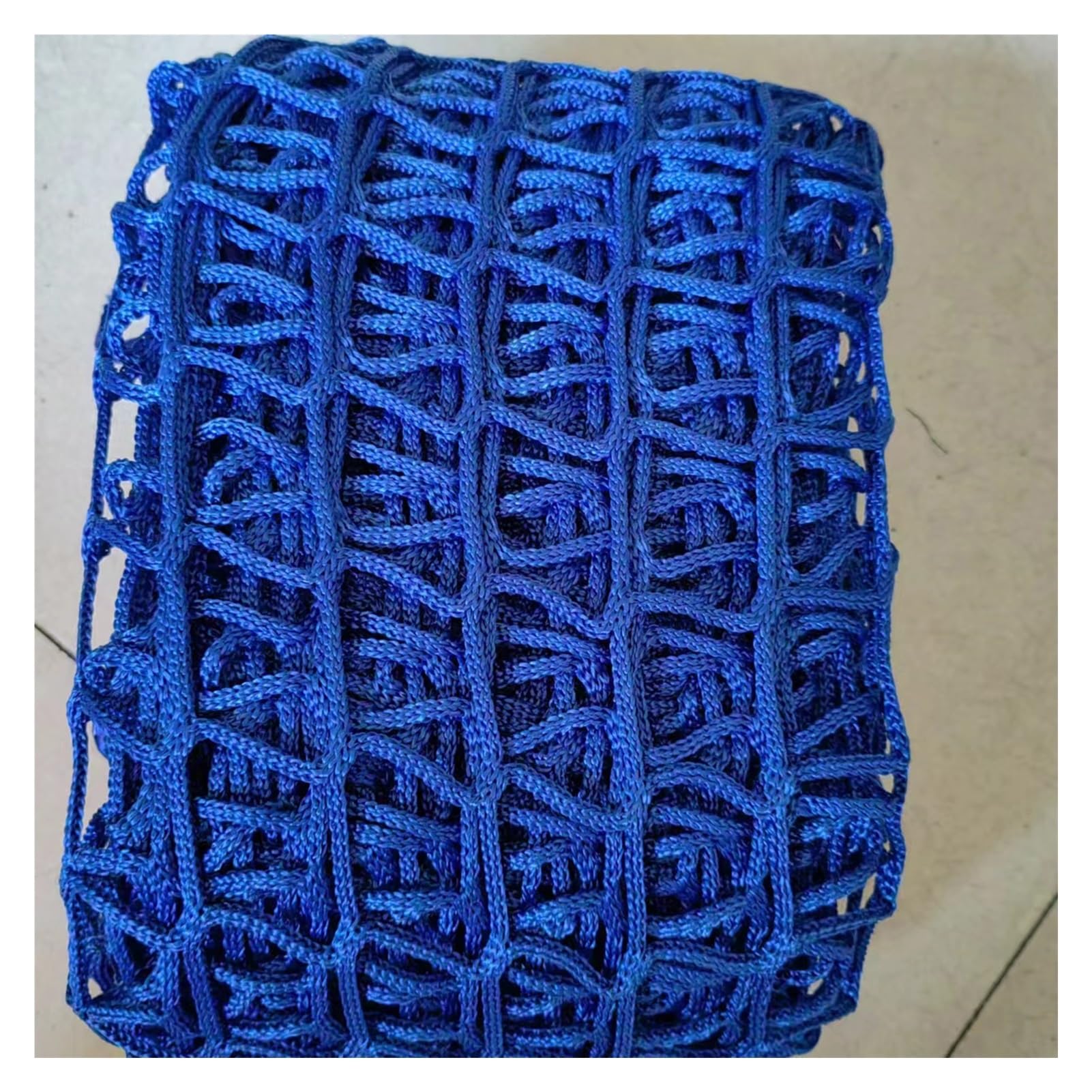 DTVEW Climbing Net for Outdoor Treehouse Netting 4.5cm/5mm Safety Netting for Railings Climbing Cargo Net for Playground Anti-Fall Rope Netting(Color:Blue,Size:3x3m/9.8x9.8ft)