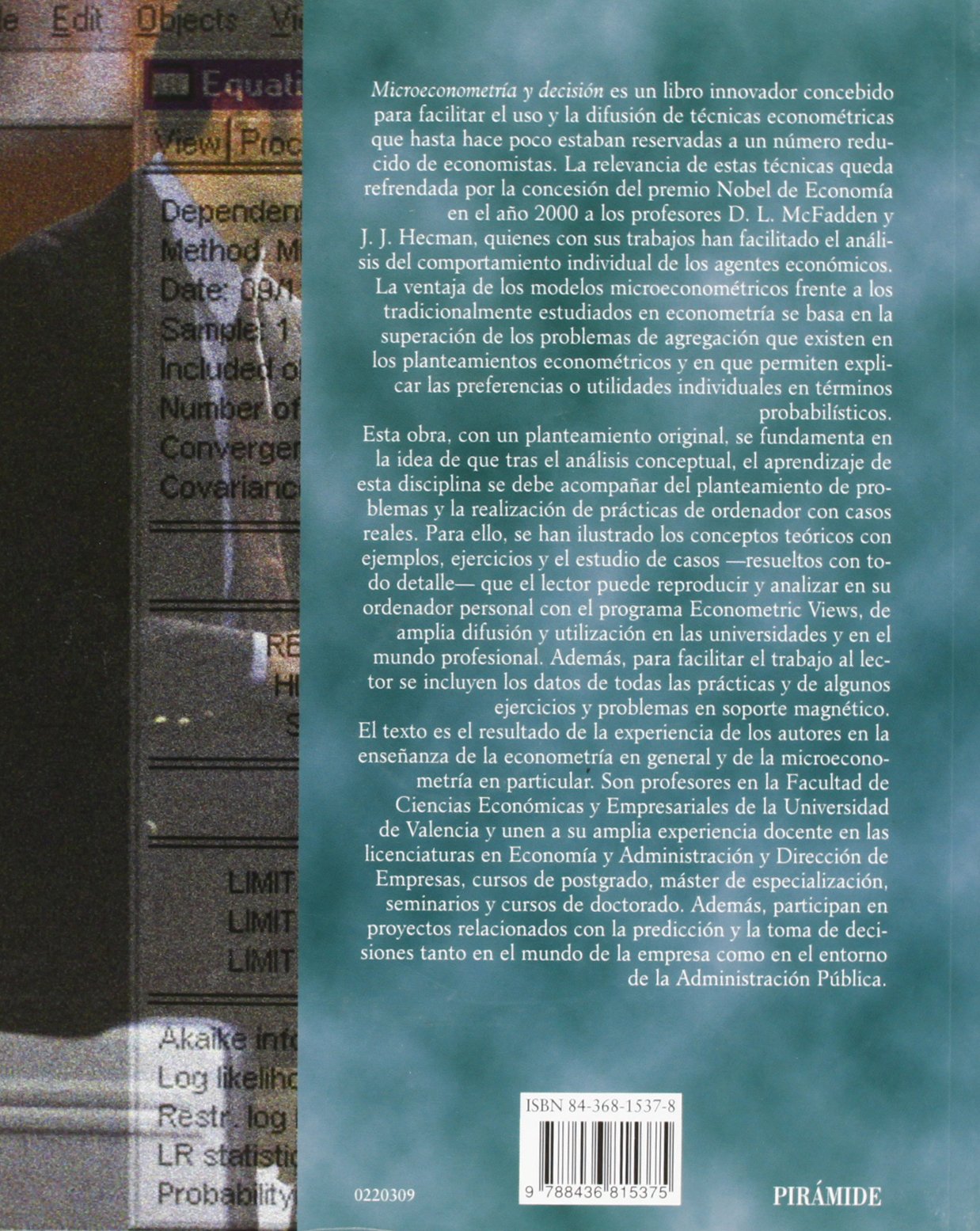 Microeconometría y decisión (Economía y Empresa)