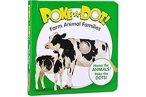 Melissa & Doug Children's Book – Poke-a-Dot: Farm Animal Families (Board Book...