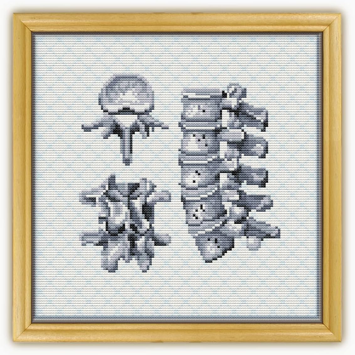 Amazon.com: Lumbar Vertebrae The Human Anatomy CS2080-1 - Counted Cross ...