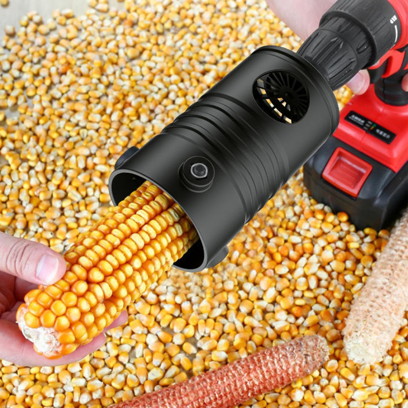Strumento Per Sgranare Le Pannocchie Di Mais - Accessorio Per Trapano Elettrico,Pelatore Automatico Per Pannocchie Di Mais | Adatto Per Agricoltori, Camerieri, Nonna, Nonno, Madre, Padre, Famiglia, Am