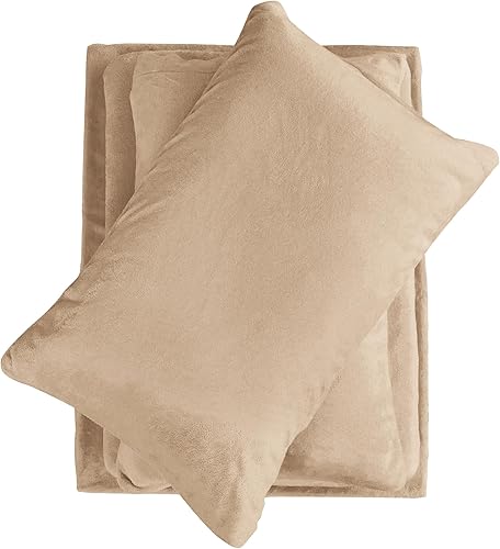 Miniatura 8 de softan Juego de sábanas de franela tamaño King de 4 piezas de microforro polar con bolsillo profundo de 15 pulgadas, sábana bajera suave y cálida,