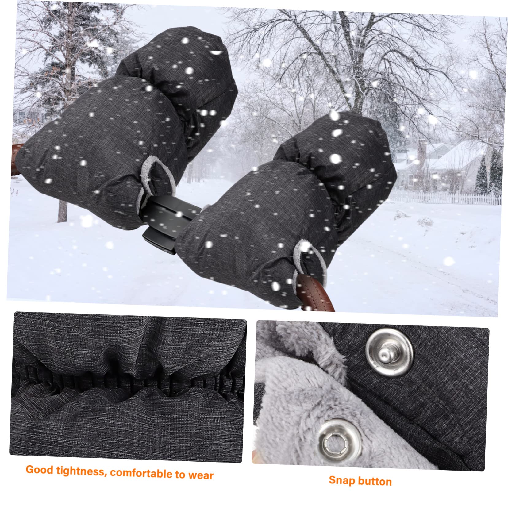 ibasenice 2pares Guantes Térmicos Para De Manoplas Antifría Para y Cuidadores Accesorios De Cochecito