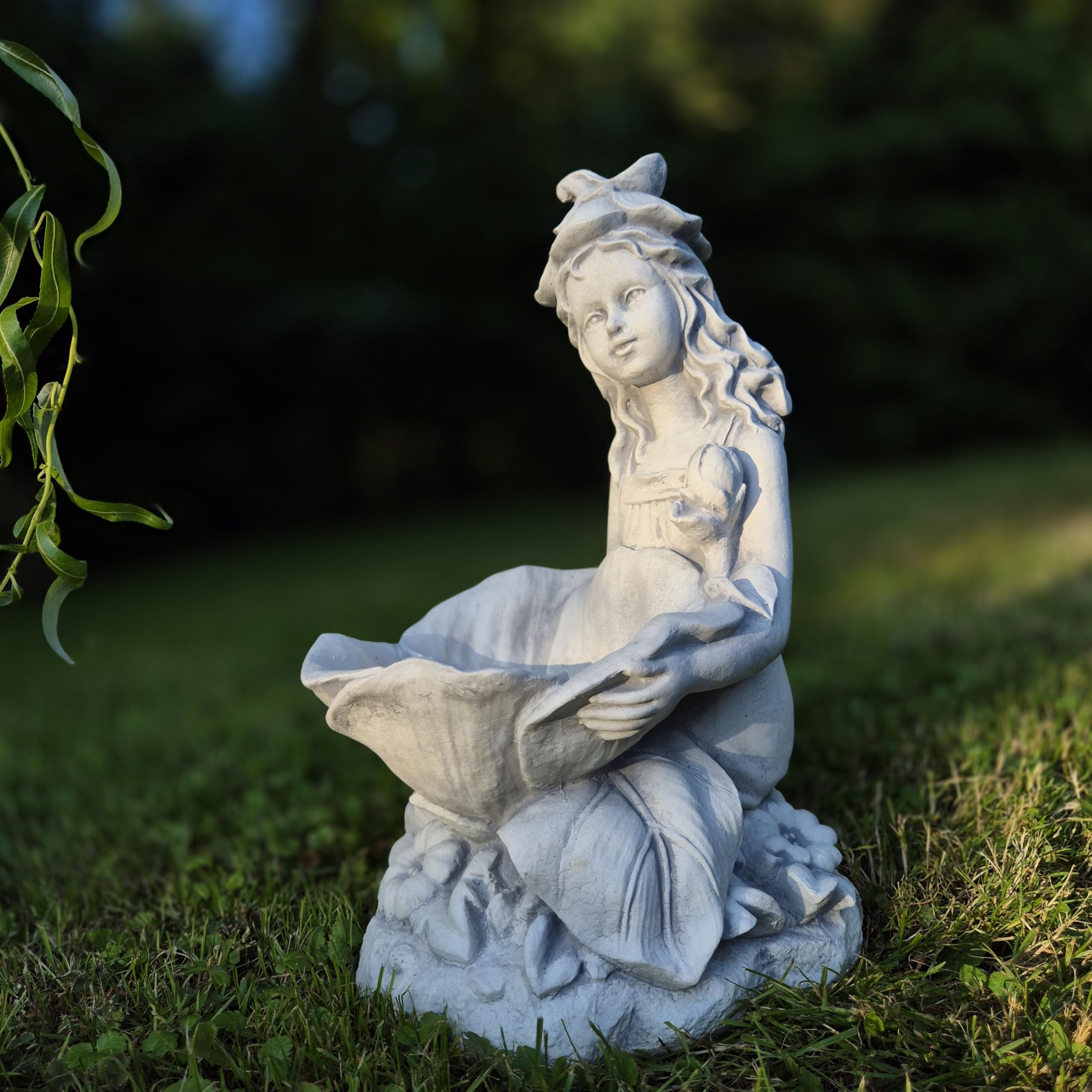 Decorazione Da Giardino A Energia Solare - Casa Delle Fate In Resina Con LED Impermeabile