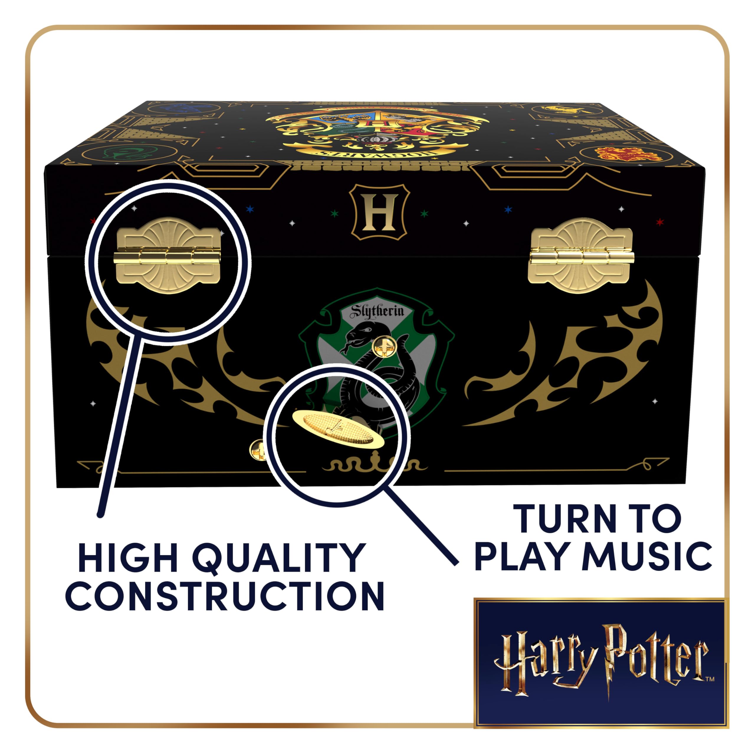 Harry Potter Jewelry Box for Girls Musical Jewelry Box with Spinning Figurine, Harry Potter Toys for Kids Ages 3-7
