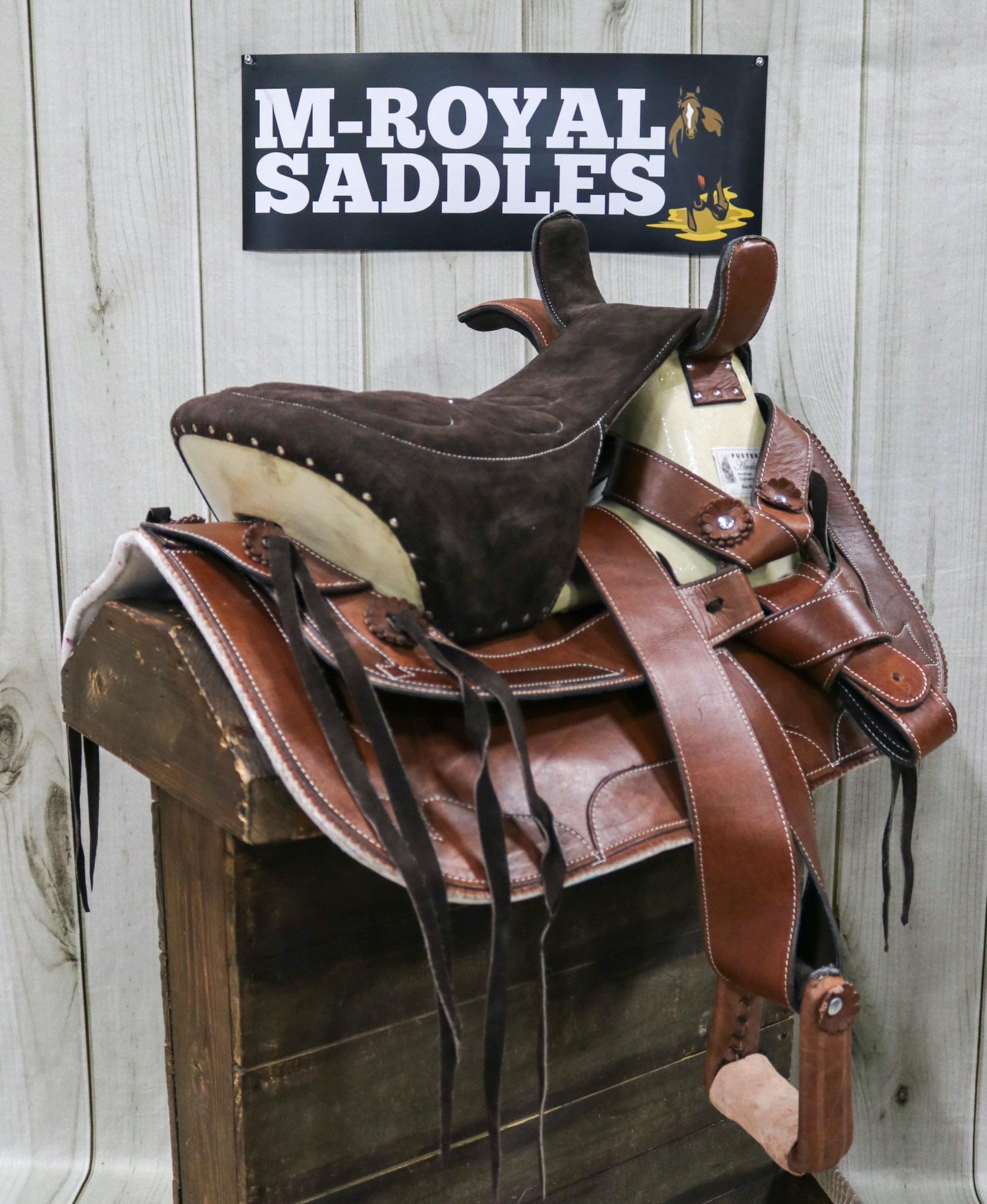 Sillín ontura Charra Pintada Charro exican Horse de 15″ – Yaxa Colobia