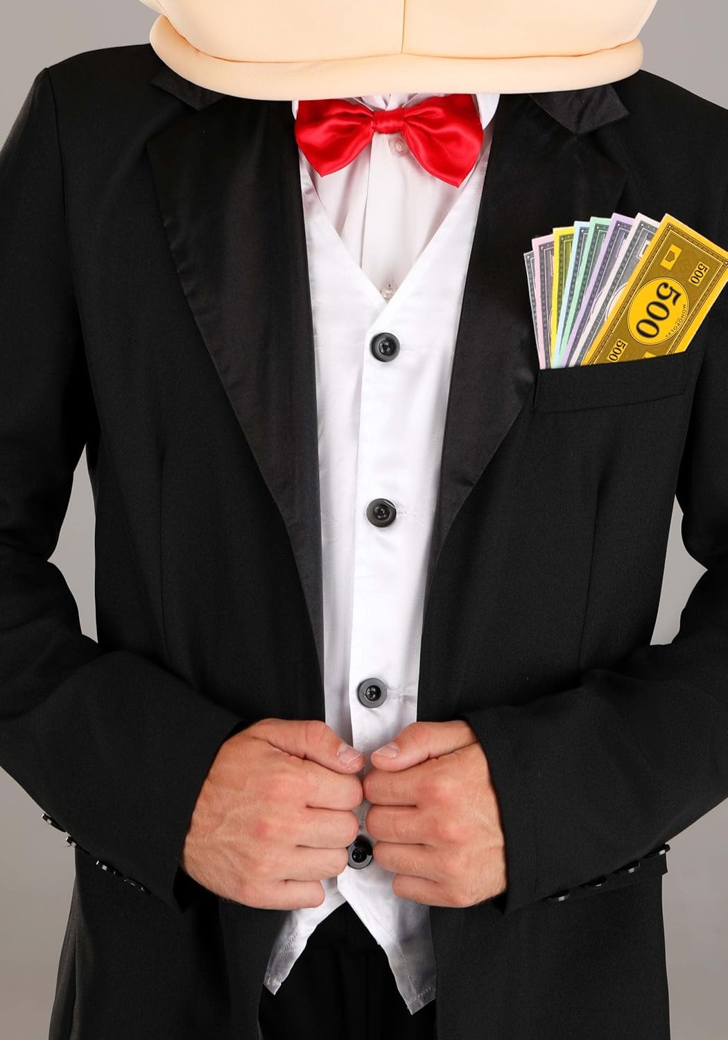 Mens Mr Monopoly Halloween Costume | Adult Rich Man Uncle Character Board Game Outfit for Themed Parties - Image 7