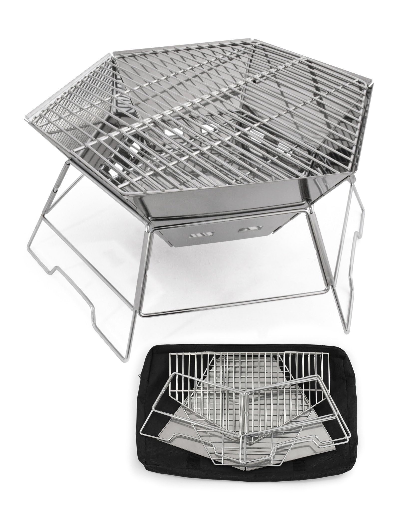 Origin Outdoors Hexagon Grill- und Feuerschale Mehrfarbig One Size
