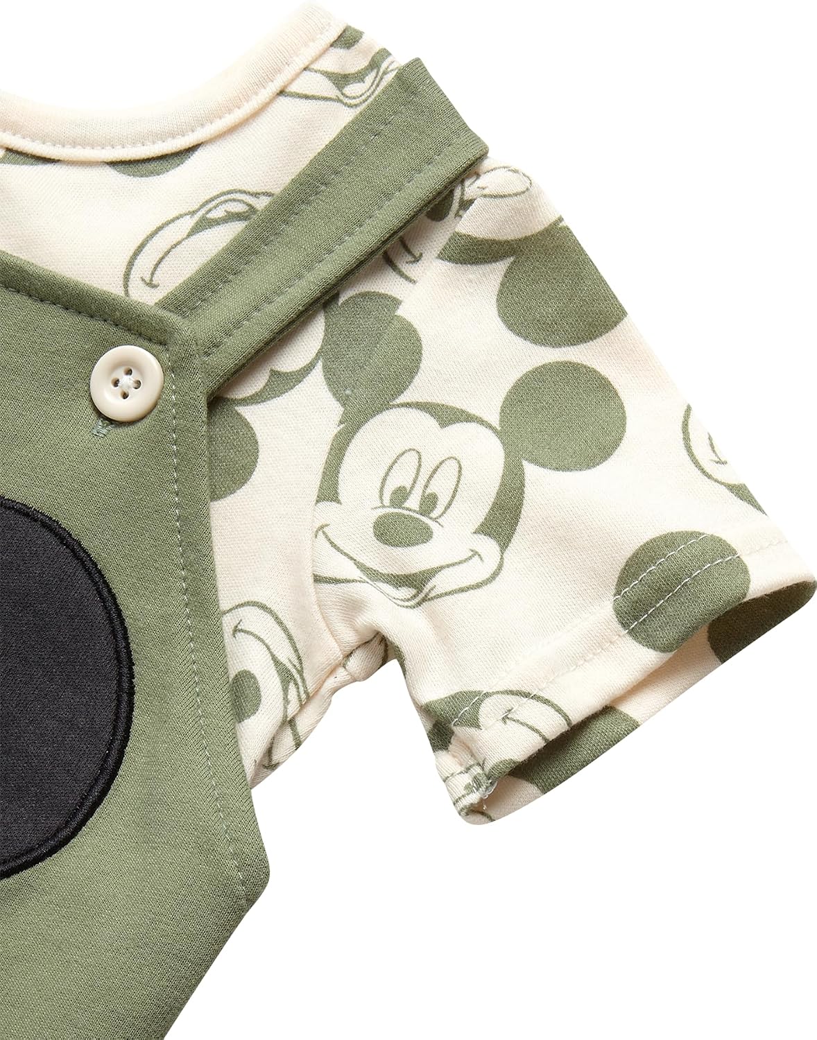 Disney Baby Boys Shorts Set - 2 Piece Spiderman Mickey Mouse Cars Winnie the Pooh Shortall Romper Shirt Short Set (0-3M-24M)