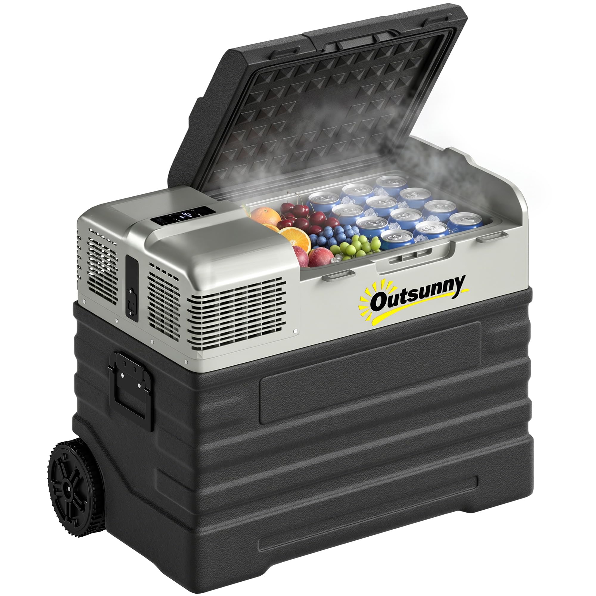 outsunny glacière compression 56l
