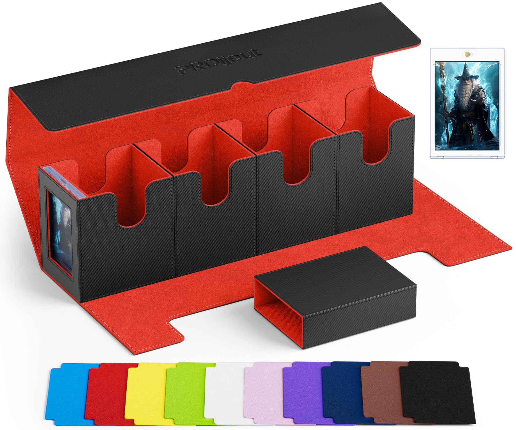 Amazon.com: Proijeut 5 IN 1 Card Deck Box with Commander Display