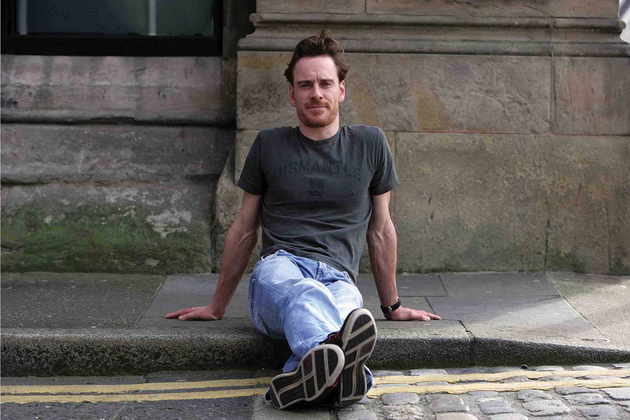 Yellow Alley Michael Fassbender Sticker Wall Poster|Irish Actor Poster|Famous Stuntman Decorative Wall Poster|Poster for Living Area/Doors/Sport Complex/Hotel|Self Adhesive Paper Poster