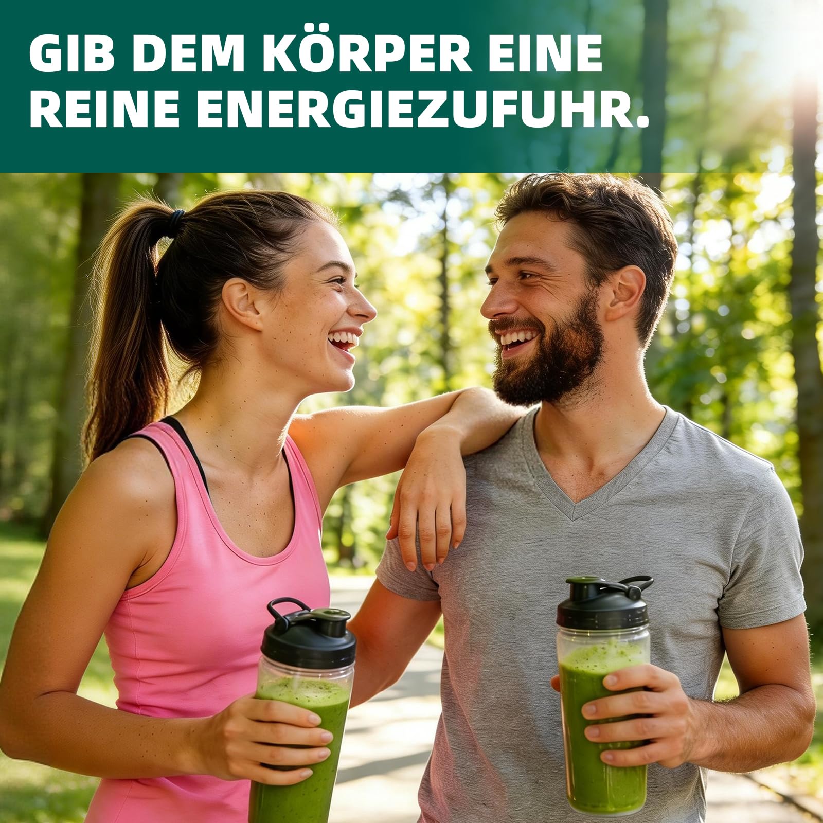 Grüne Entgiftungspulver, Grünes Superfood Pulver Helfer– 33 Zutaten mit Spirulina, Chlorella, Pflanzenstoffen – Greens Pulver mit Ballaststoffen, Enzymen & Probiotika – Vegan, ohne Zuckerzusatz