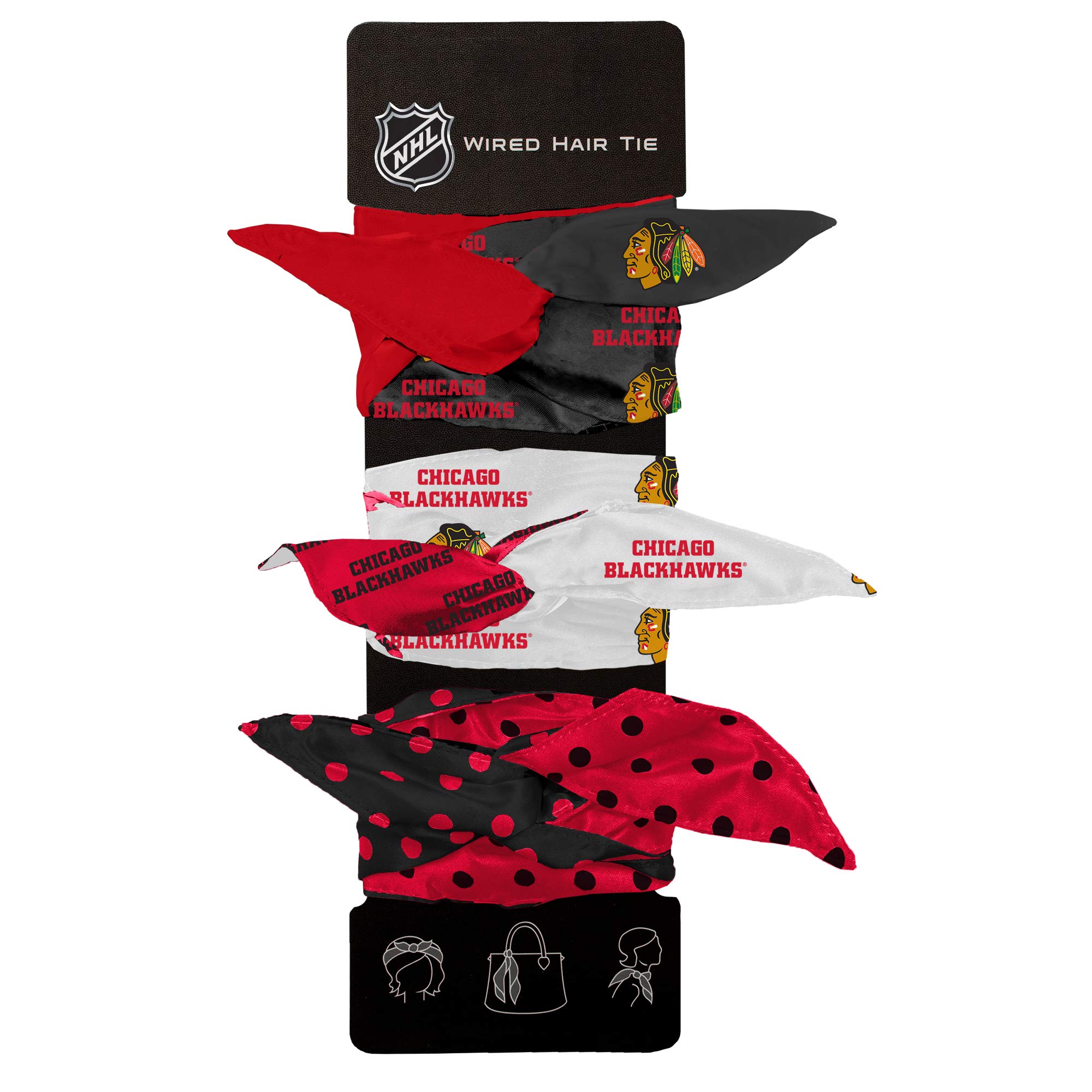 NHL Washington Capitals Womens Nhlnhl Wired Hair Tie