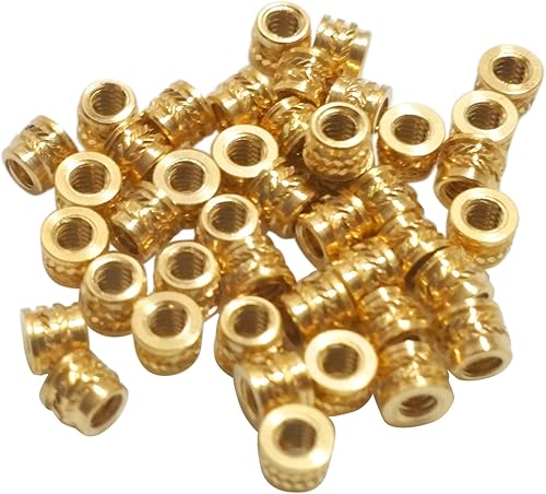 initeq # 2#2-56 Insertos de calor roscados para impresión 3D (100, corto)