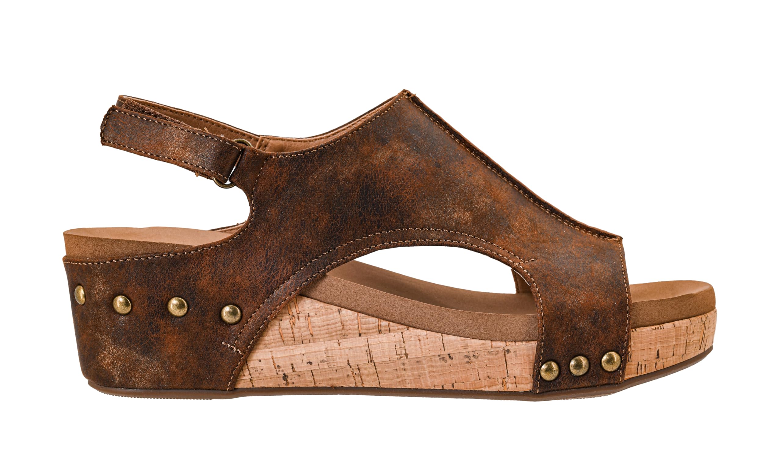 Corkys Footwear Volta Wedge - Chic Elegance Meets All-Year Comfort with a 2-Inch Cork Heel and Marshmallow Insole for Stylish Everyday Wear and