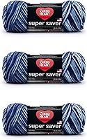 Vista 50 de Red Heart Hilo Super Saver, paquete de 3, Monet 3
