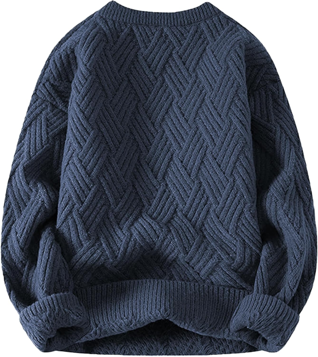 Aelfric Eden Vintage Oversized Sweaters Crewneck Knit Pullover Baggy Loose Casual Cable Sweater 2025 Fall Clothes - Image 2