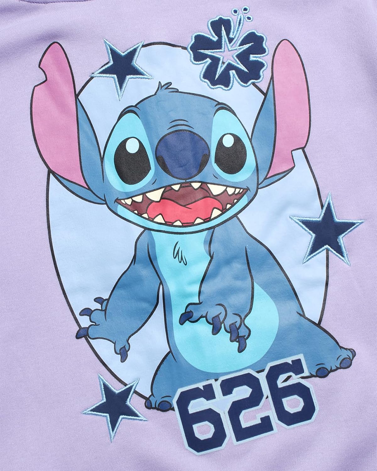 Disney Lilo and Stitch Girls Zip Up Hoodie - Cozy Fleece Full Zip Cartoon Graphic Hoodies - Cute Zip Up Sweatshirt for Girls - Image 4