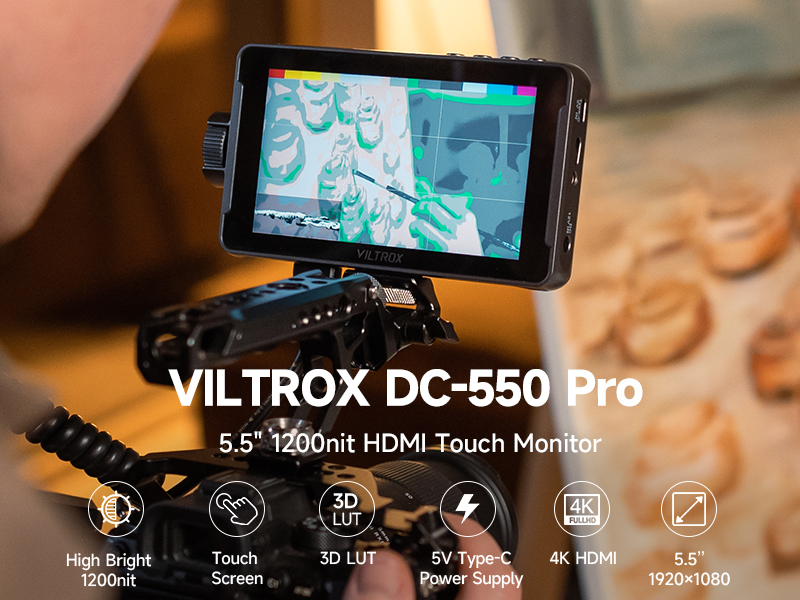 VILTROX DC-550 モニター 美品 使用2回のみ VILTROX DC-550 モニター 美品 使用2回のみ - メルカリ