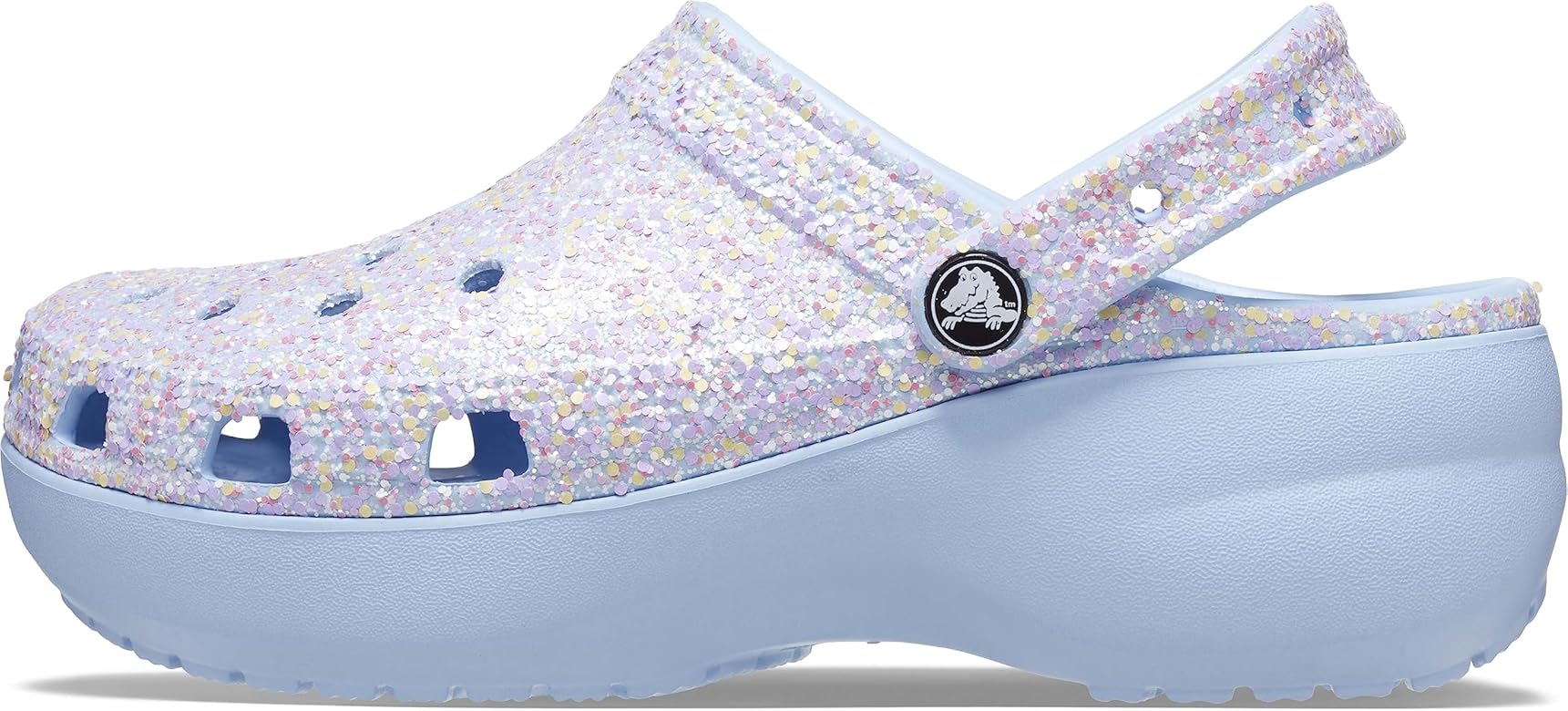 Crocs Women's Classic Platform Glitter Clog