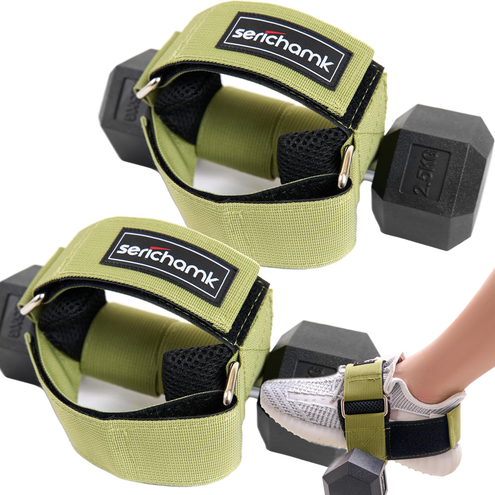 Accesorio para mancuernas para pies, entrenador Tibialis, correa de tobillo para levantamiento de pesas, equipo de ejercicio de levantamiento de piernas