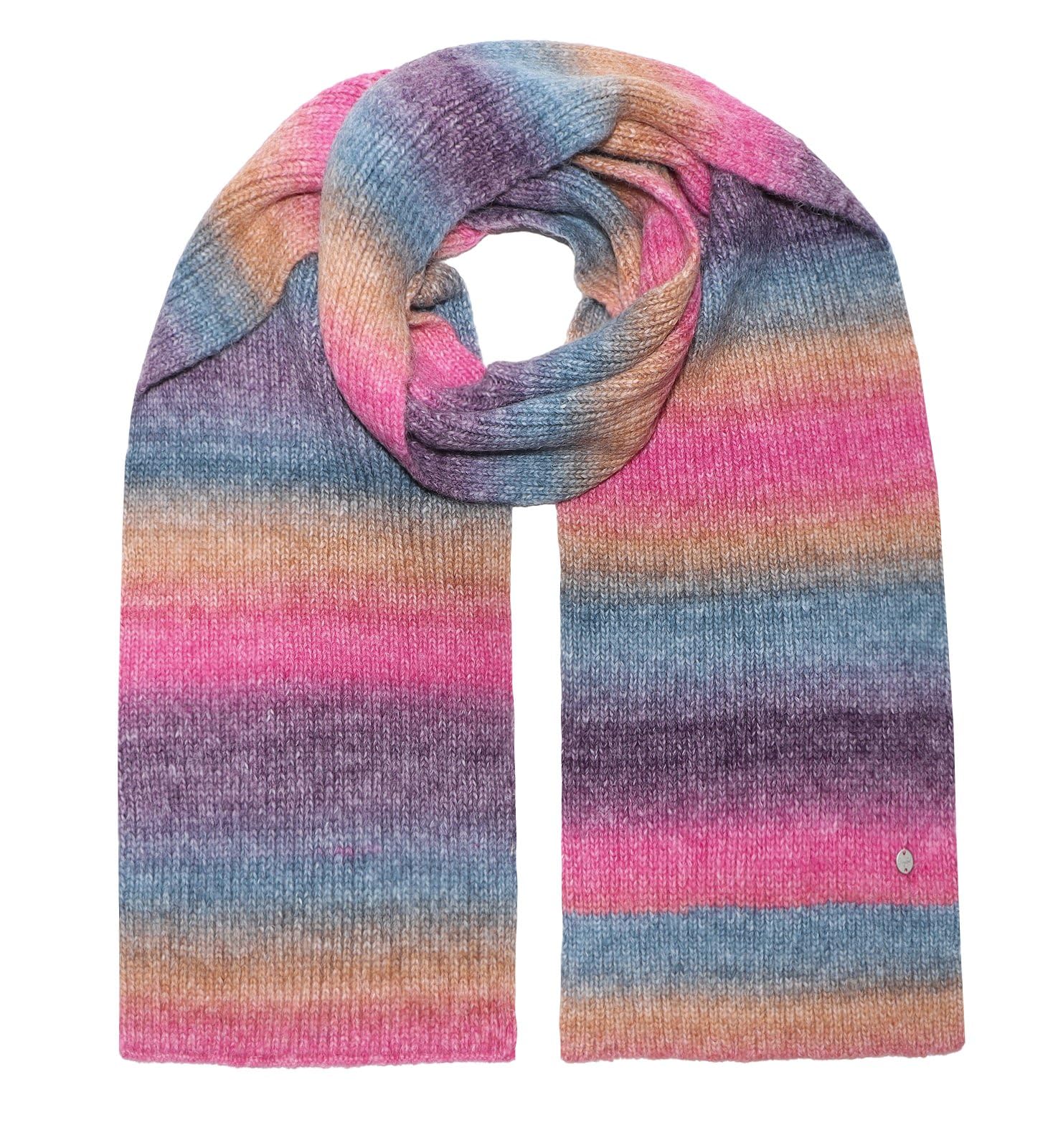 Eisglut Strickschal 180x26cm Rainbowl Scarf designed in Germany (1er Pack)