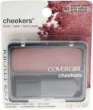 CoverGirl Cheekers Blush, # 183 Natural Twinkle, 0.12 Ounce