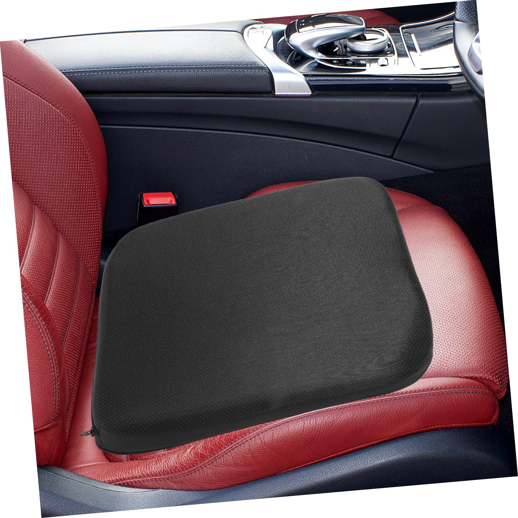 Cojín Elevador para Asiento de Coche Negro, Antideslizante