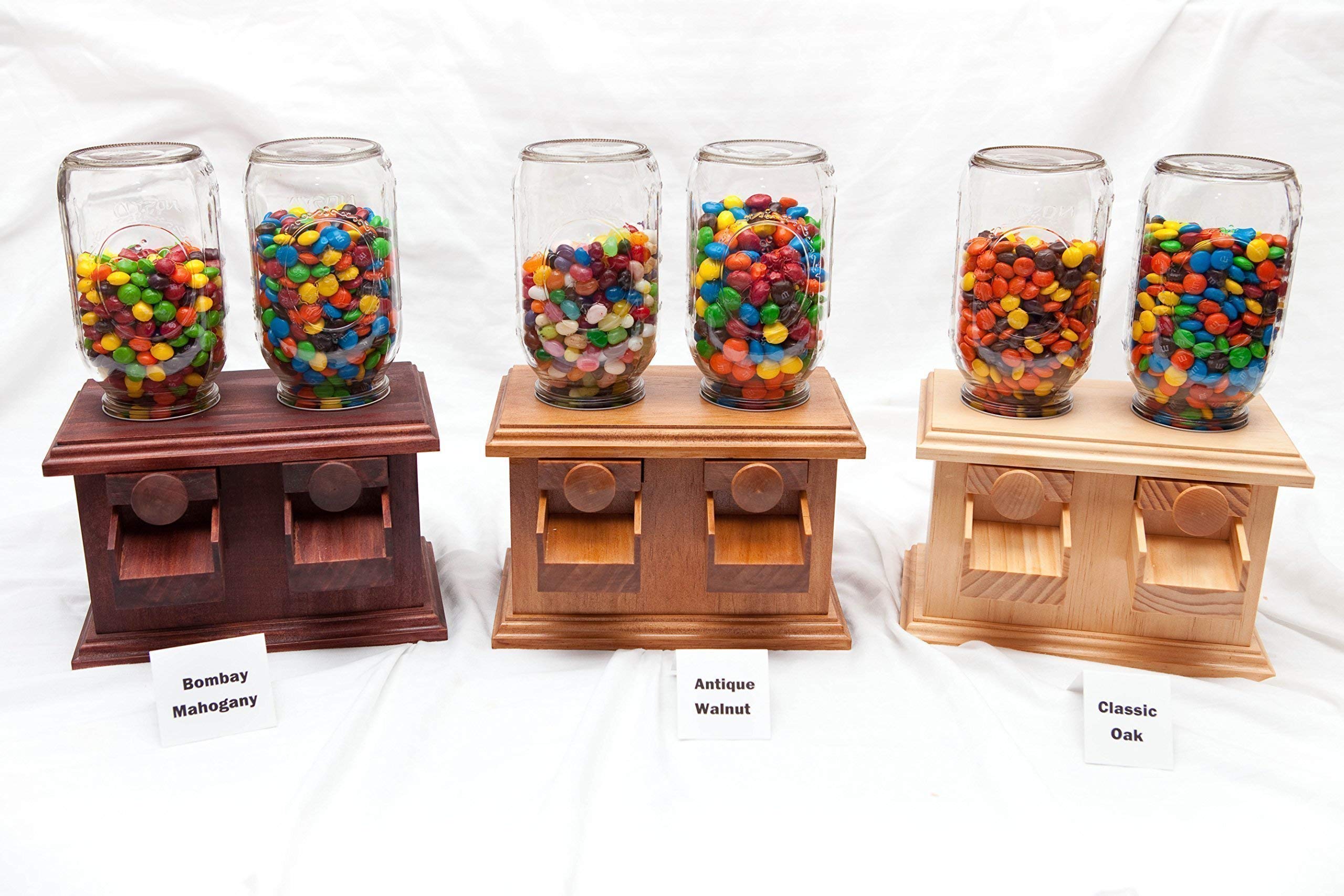 Amazon.com: Hand-Made Double Wooden Candy Dispenser - 1 PCS