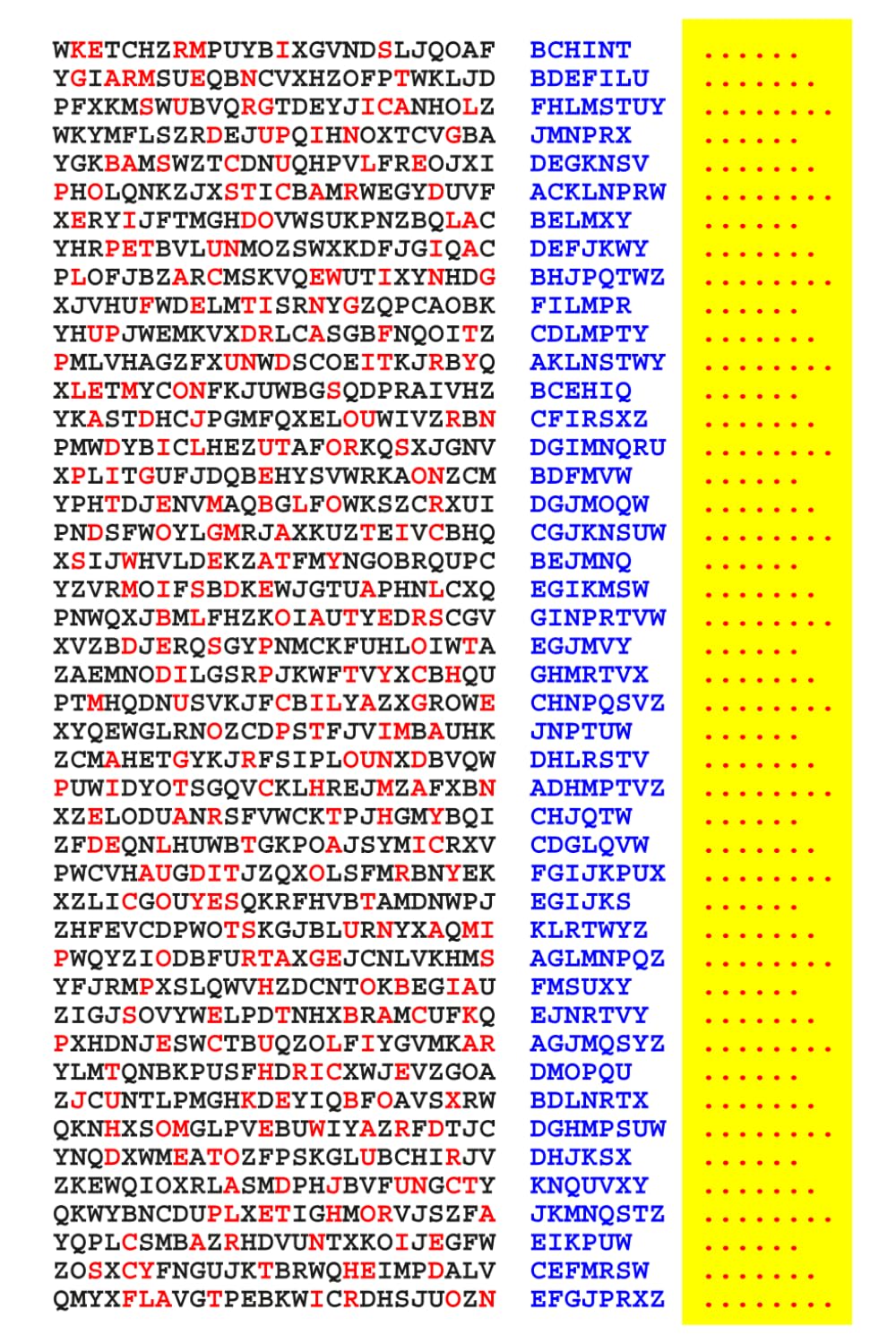Squint-Word Puzzles: 089