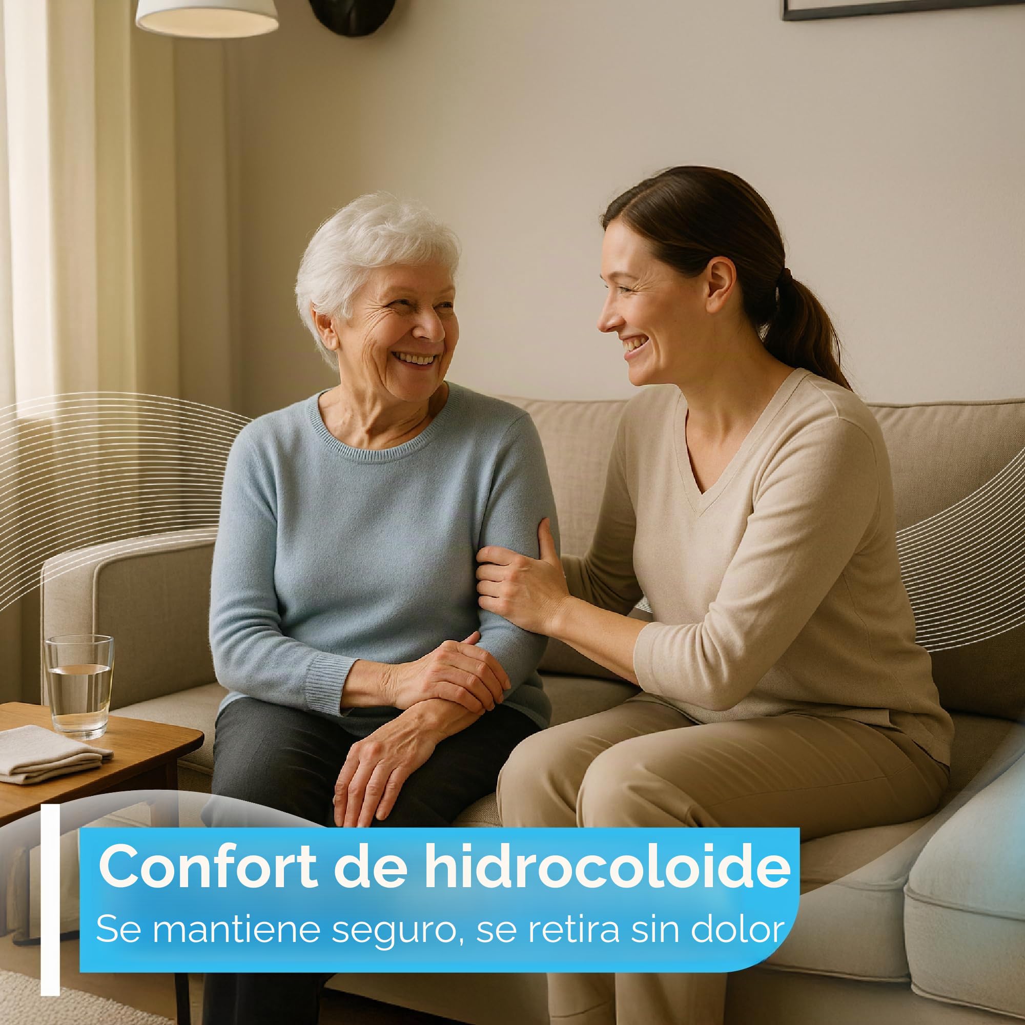 Cutiderm Apósito Hidrocoloide Estéril 5x5 cm – Pack de 10 Vendajes Adhesivos para Heridas