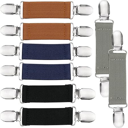 6 Stück Pullover Clips - Praktische Klammern Für Kragen, Schal & Handschuhe