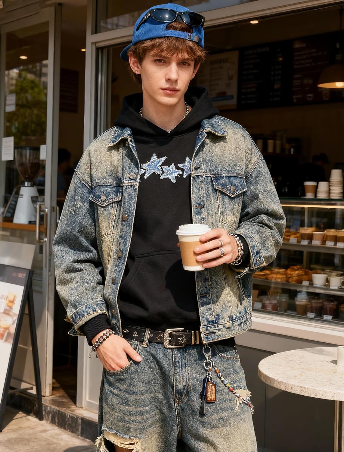 Novelty Hoodies for Women Men Loose Fit Y2k Hooded Sweatshirt Casual Unisex Long Sleeve Pullover Streetwear - Image 3