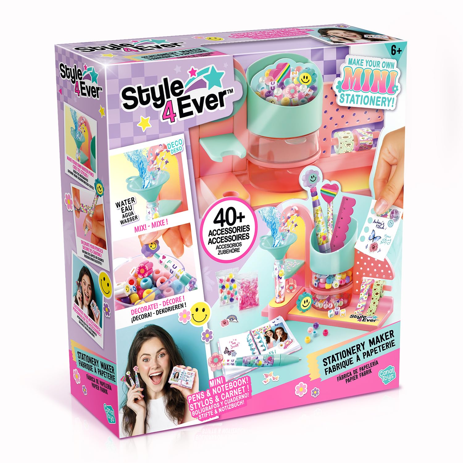 Style 4 Ever Stationery Maker | Studio długopisów i ołówków | stwórz własne mini artykuły pa, dostosuj własne akcesoria, idealne na powrót do szkoły