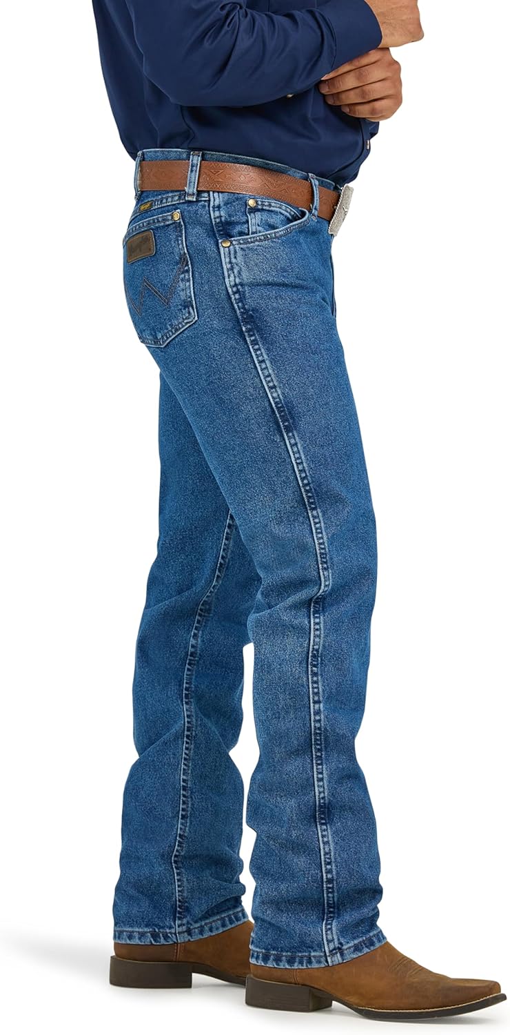 Wrangler Men's 47Mwz Premium Performance Cowboy Cut Regular Fit Prewashed Jeans - 47Mwzpw - Image 2
