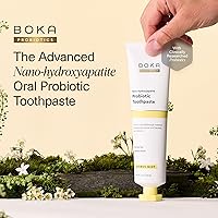 Vista 3 de Boka Pasta de dientes sin flúor, pasta de dientes nano hidroxiapatita, adecuada para dientes sensibles, para adultos, niños, cuidado bucal