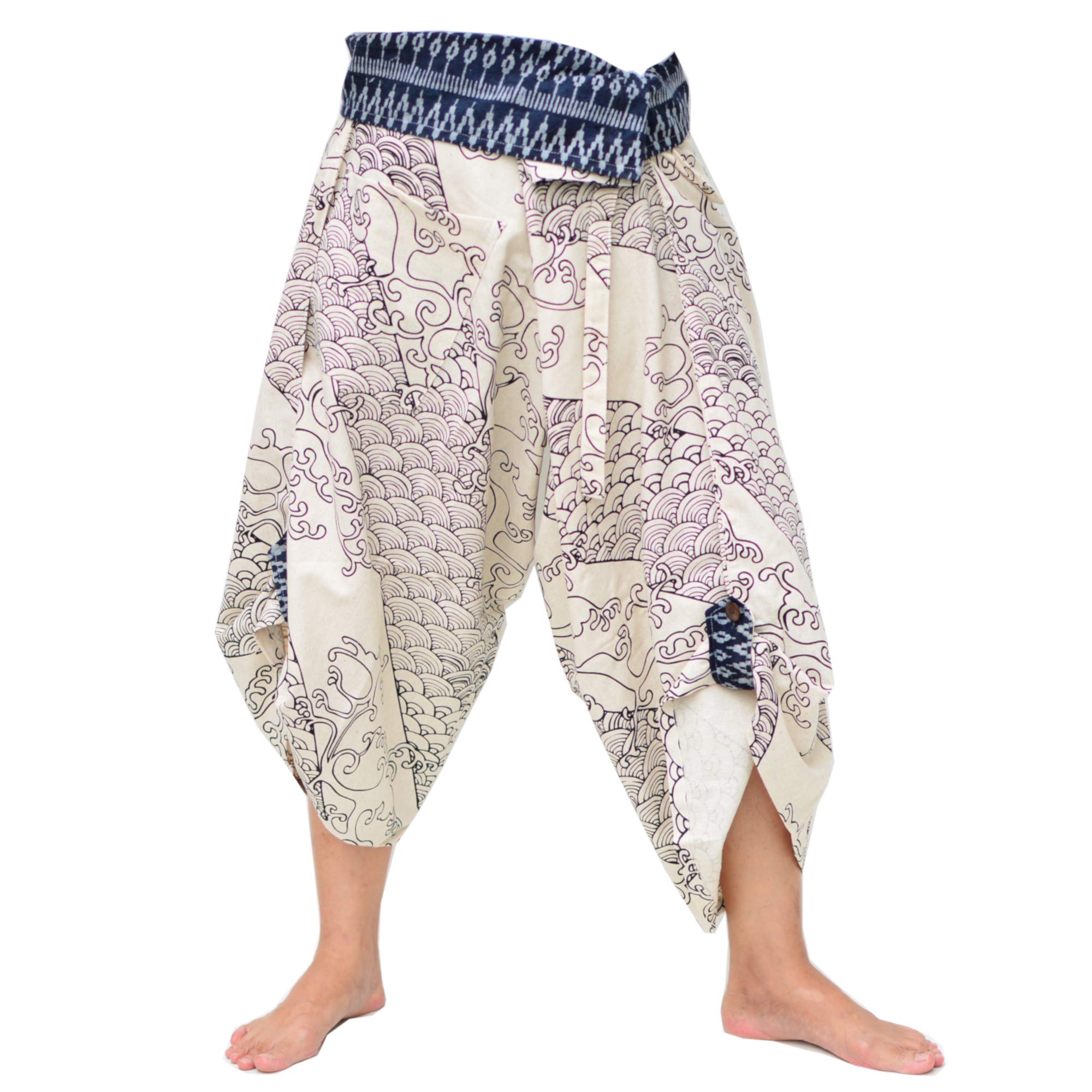 SiamroseHarem Pants Women Men Yoga Ninja Japanese Pants Samurai Style