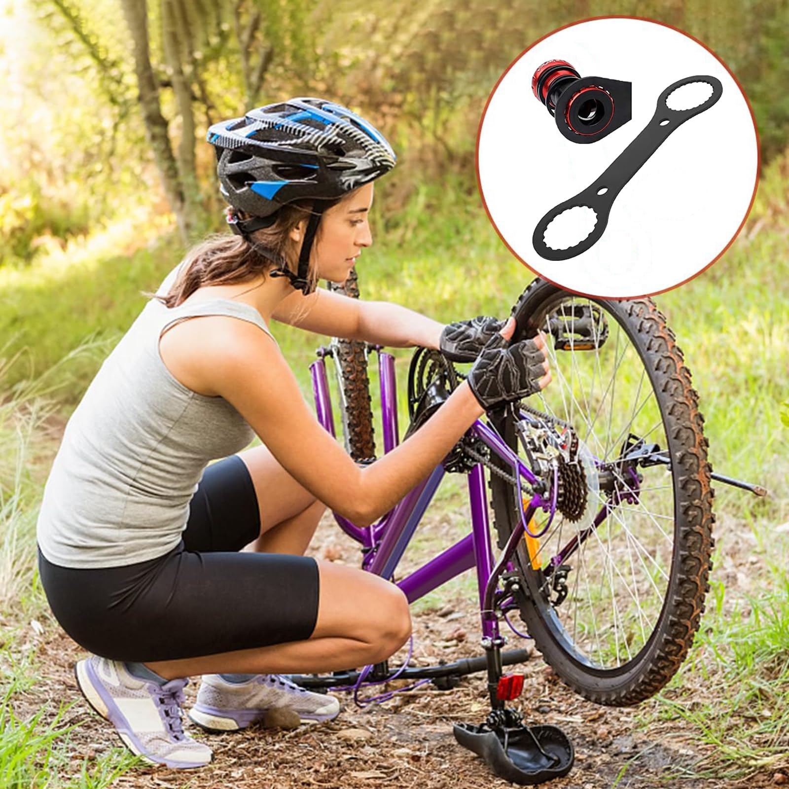 Outil Centerlock Pour Pédalier Vélo Zimoer – Compatible Shimano BB51/BB52/BB70 Et SRAM GXP
