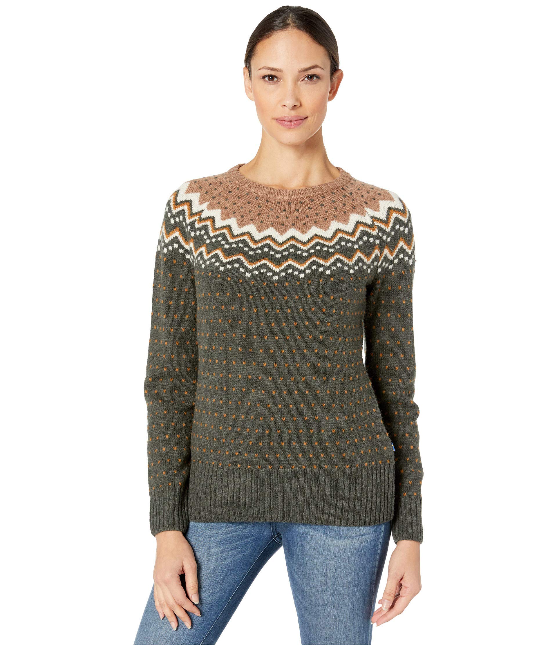 FJALLRAVEN F89941-662 Övik Knit Sweater W Deep Forest M