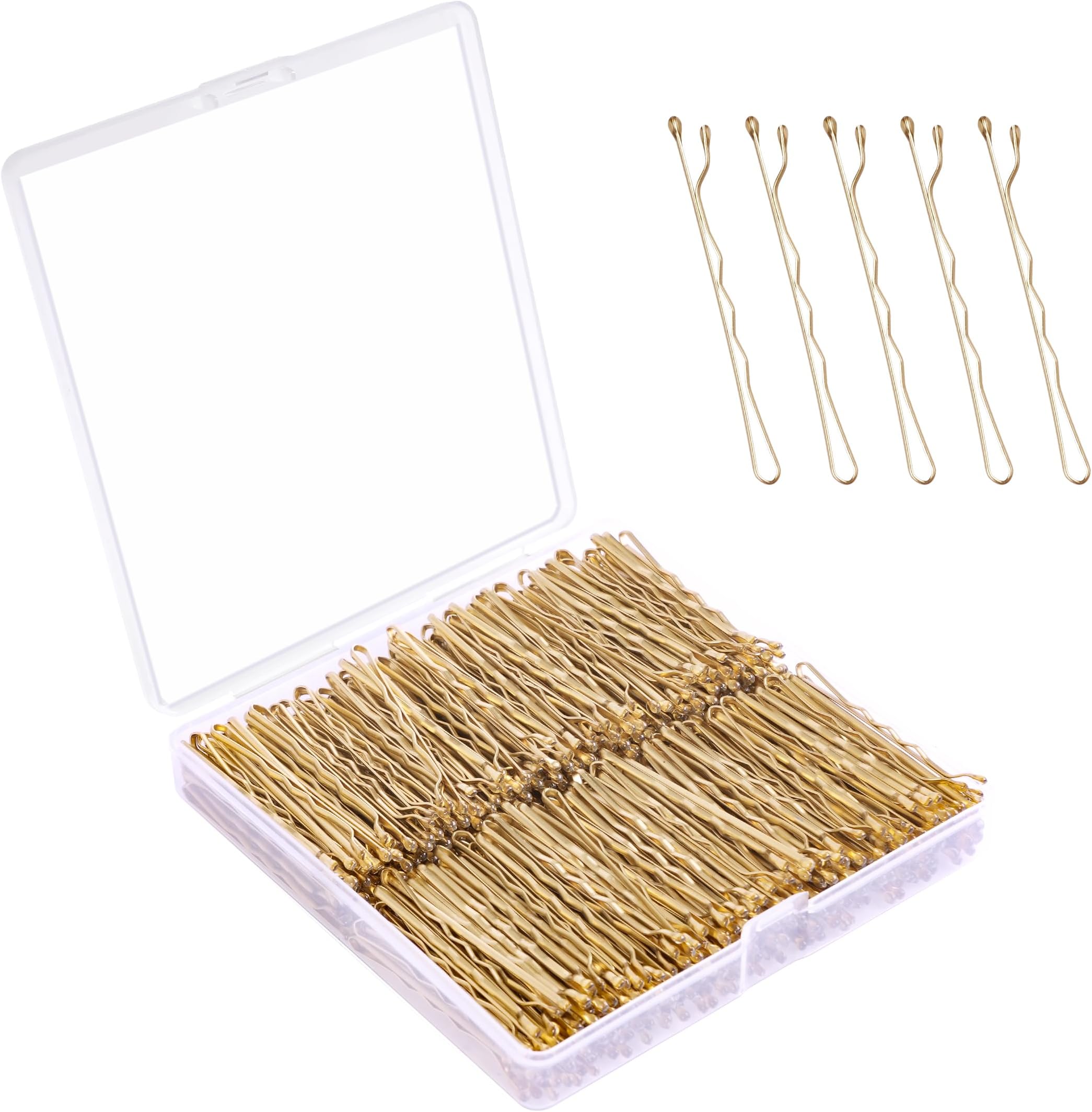 MetaGrip Blonde Premium Bobby Pins, 300 Count, Secure