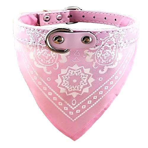 Newtensina Perro de la Moda Bandana Collar Collar de Perro Boy Pañuelo Medio Perrito Pañuelo con Cuello…