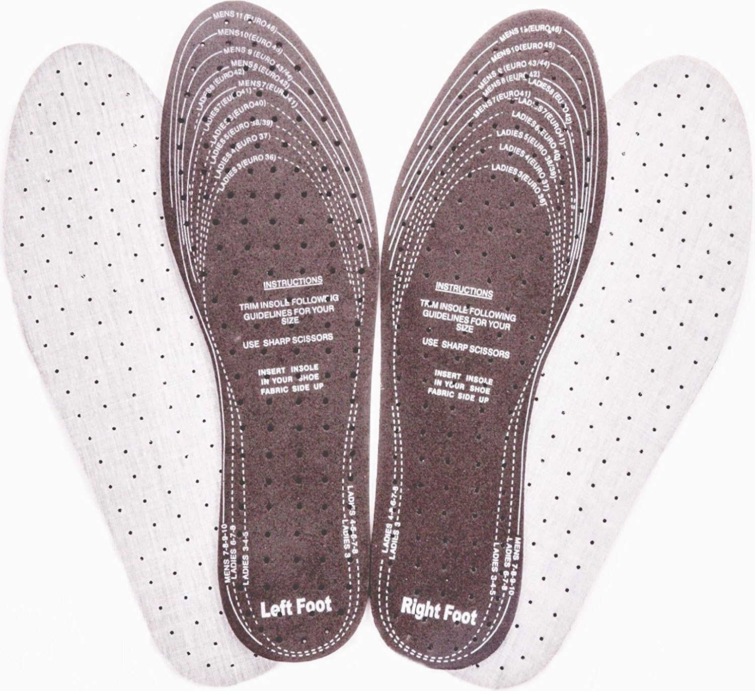 PediKarePediKare INNER SOLES ANTI ODOUR. LADIES MEN WOMEN COMFORTABLE COOL TRIM TO FIT. 2 PAIRS.