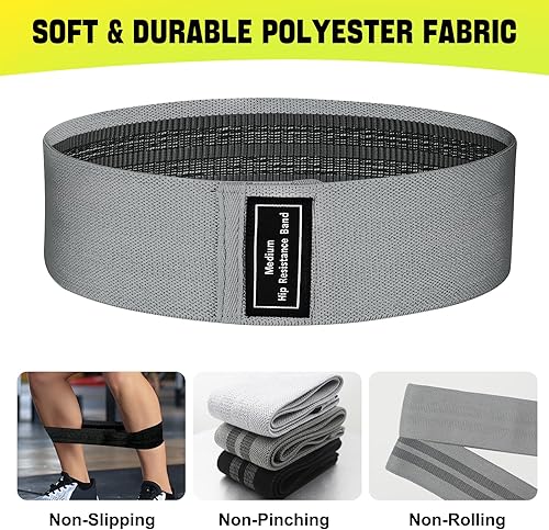 Miniatura 8 de Juego de 7 almohadillas para pesas con correa de tobillo para máquinas de cable, bandas de resistencia, barras olímpicas estándar para sentadillas,