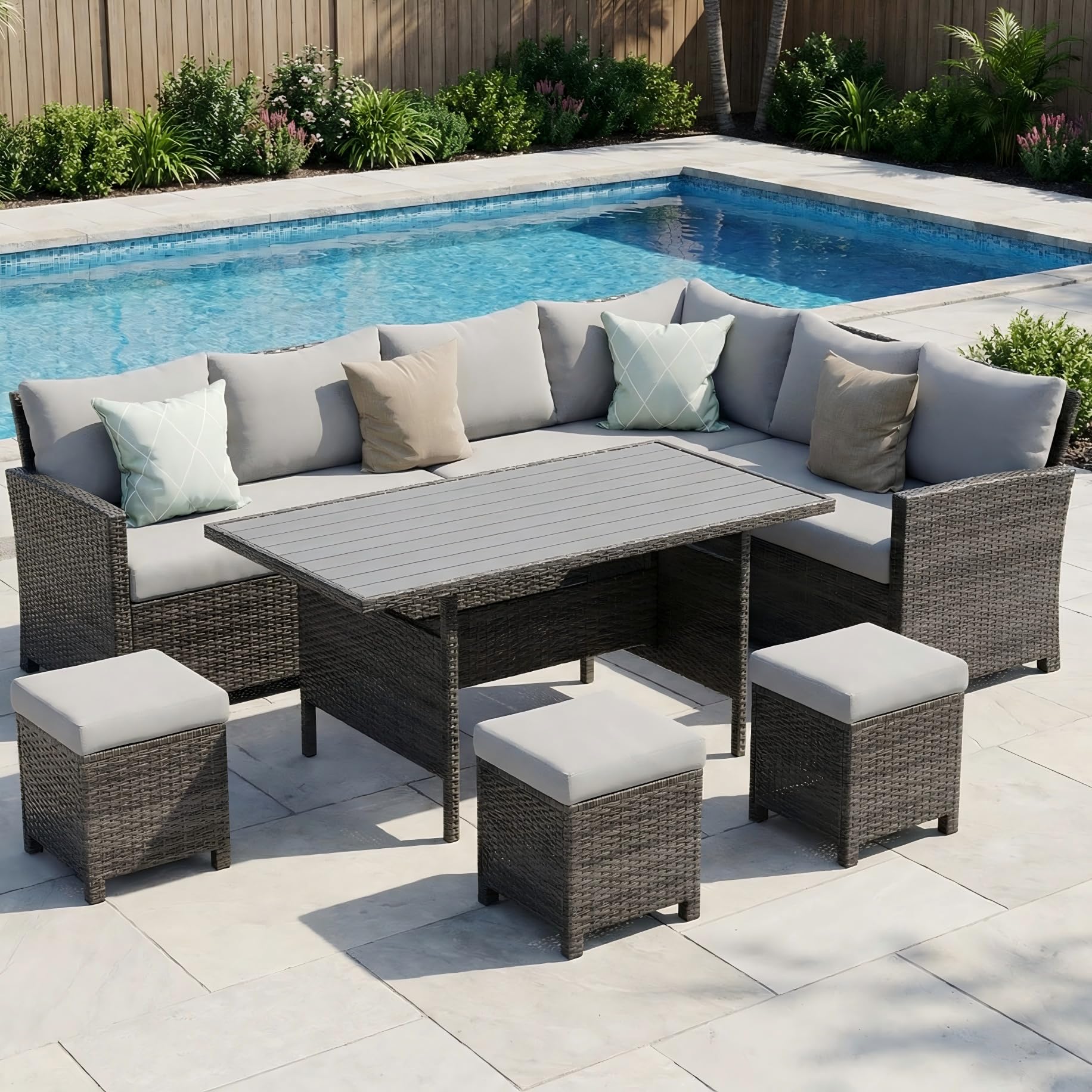 Wisteria Lane 7 Piece Patio Furniture Set