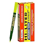 ADD Gel Handy Mark-On HI-LITER Pack of 10 Pcs (Yellow)