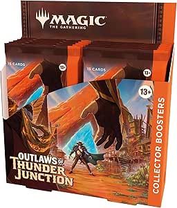 Magic: The Gathering Outlaws of Thunder Junction Collector Booster Box - 12 Packs (180 Magic Cards)