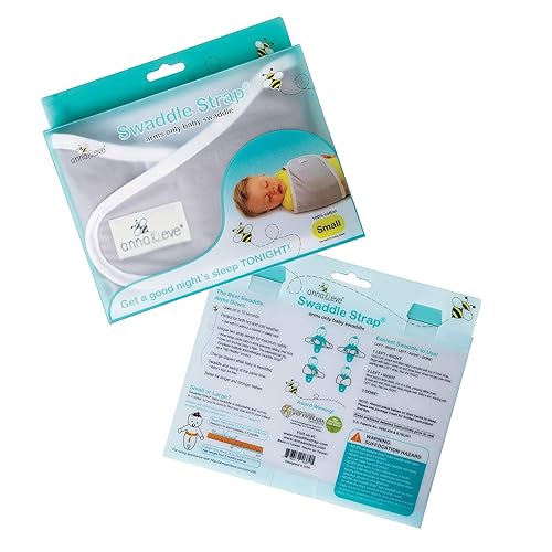 Miniatura 9 de Anna & Eve - Baby Swaddle Strap, brazos ajustables solo envoltura para un sueño seguro - Tamaño pequeño para pecho de 13.5 a 17, rosa bosque