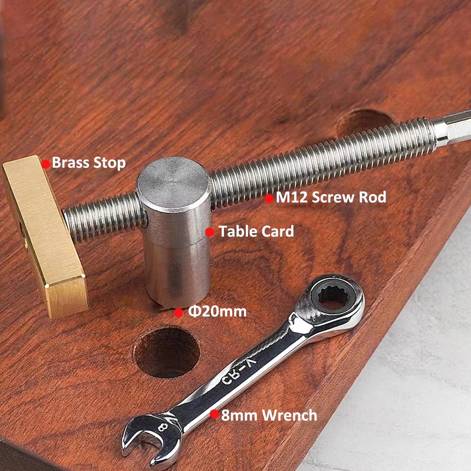 Kreg werkbankhaken 'bench dogs' 19 mm, 4 stuks